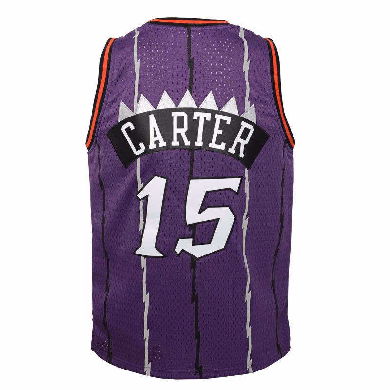 Vince Carter #15 Toronto Raptors 1998-99 Youth Swingman NBA Jersey (YOUTH) view 3