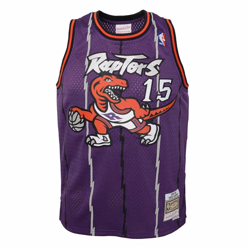 Vince Carter #15 Toronto Raptors 1998-99 Youth Swingman NBA Jersey (YOUTH) view 2