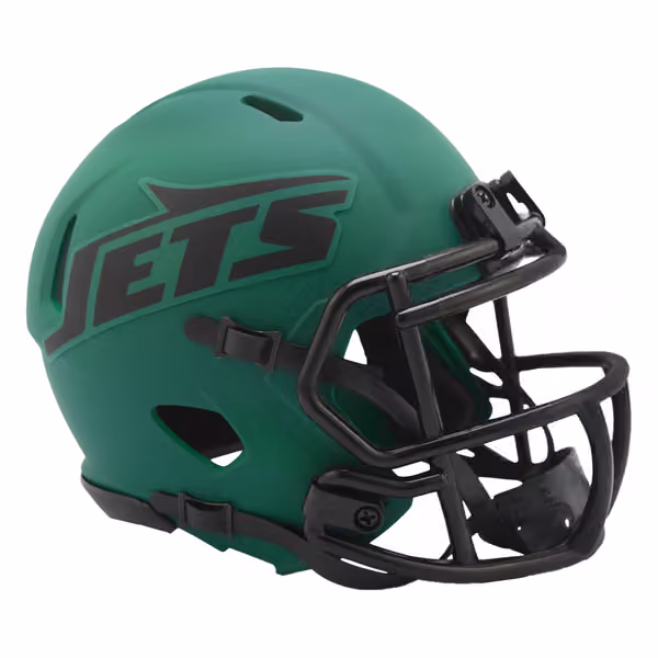 New York Jets Rave Alternate NFL Speed Mini Helmet Green view 1