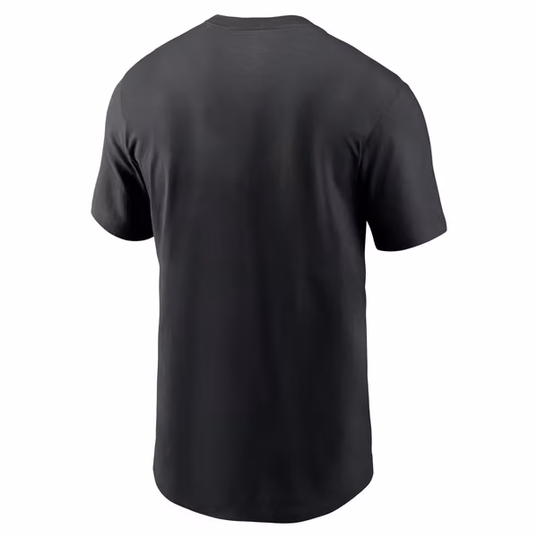 Carolina Panthers Nike Essential Logo NFL T-Shirt Black view 2