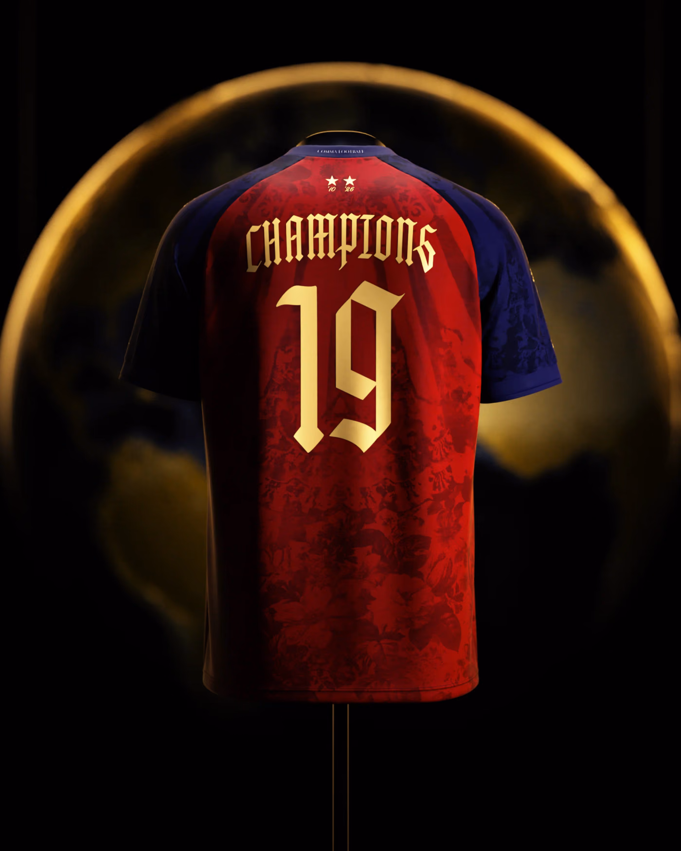 Jersevo Custom Personalized Starboy 2026 Champions Jersey - España back view