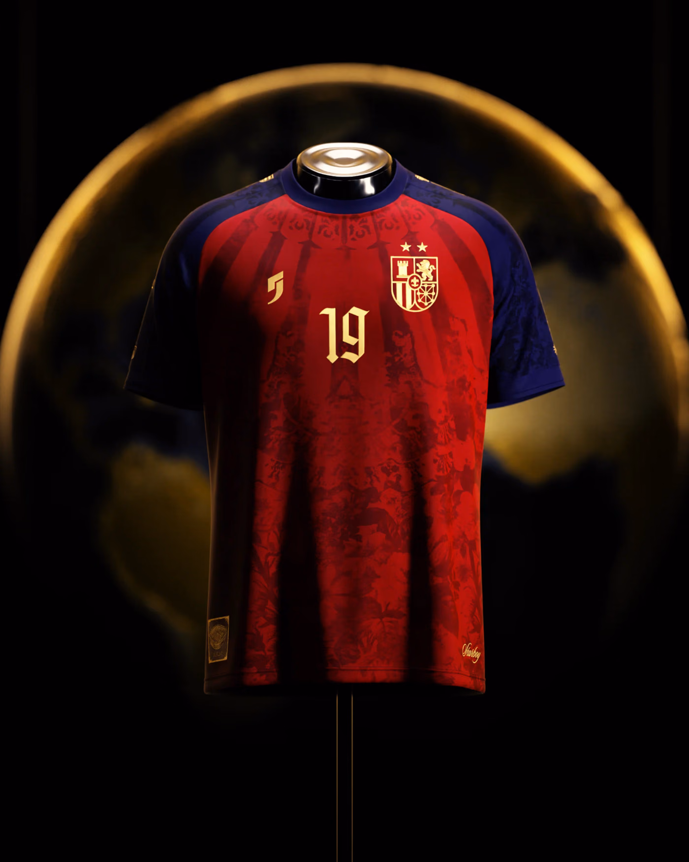 Jersevo Custom Personalized Starboy 2026 Champions Jersey - España front view