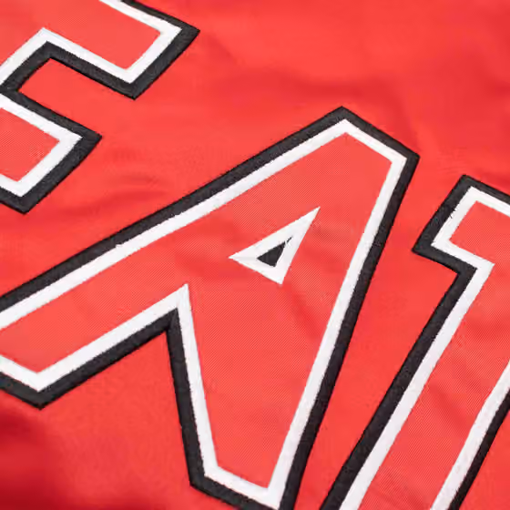 Miami Heat Mitchell & Ness Heavyweight Satin NBA Jacket view 5