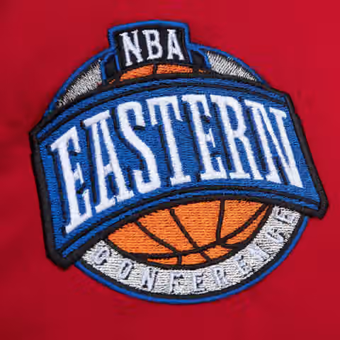 Miami Heat Mitchell & Ness Heavyweight Satin NBA Jacket view 3