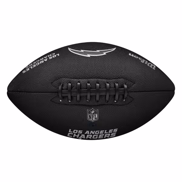 Los Angeles Chargers Wilson Metallic Premiere Full Size NFL Football view 3