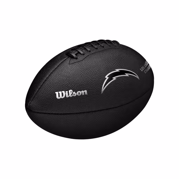 Los Angeles Chargers Wilson Metallic Premiere Full Size NFL Football view 5