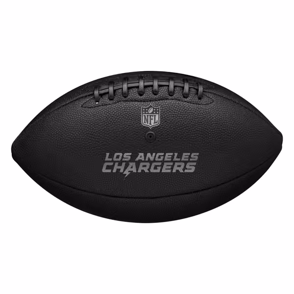 Los Angeles Chargers Wilson Metallic Premiere Full Size NFL Football view 2