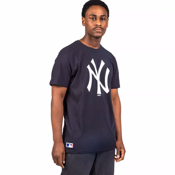 New York Yankees Team Logo Baseball MLB Tee Navy view 1
