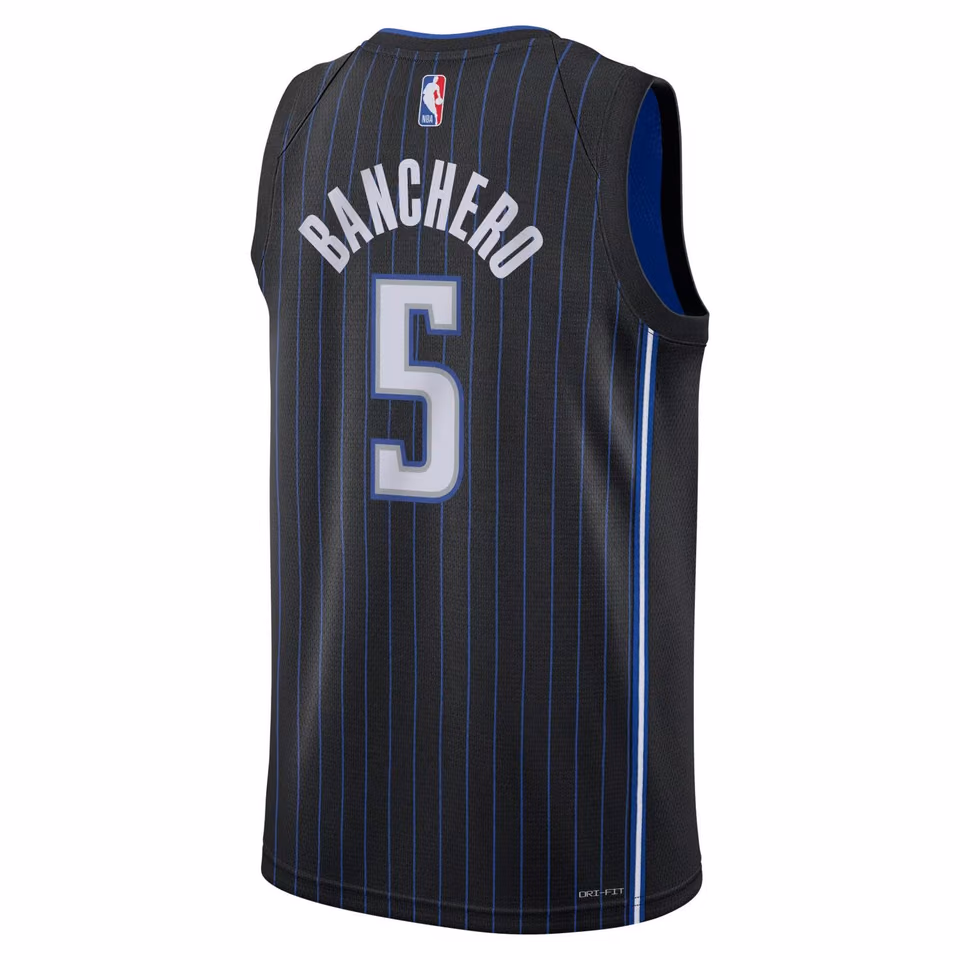 Paolo Banchero #5 Orlando Magic Nike Swingman NBA Jersey Black (YOUTH) view 3