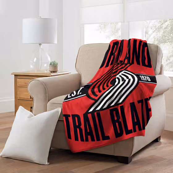 Portland Trail Blazers Clear Out Super Plush NBA Throw view 2