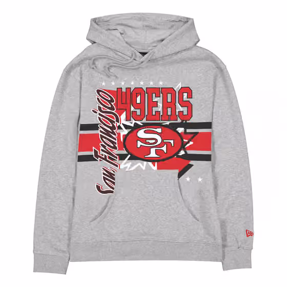 San Francisco 49ers Sport Classics Oversized NFL Hoodie Gray view 1