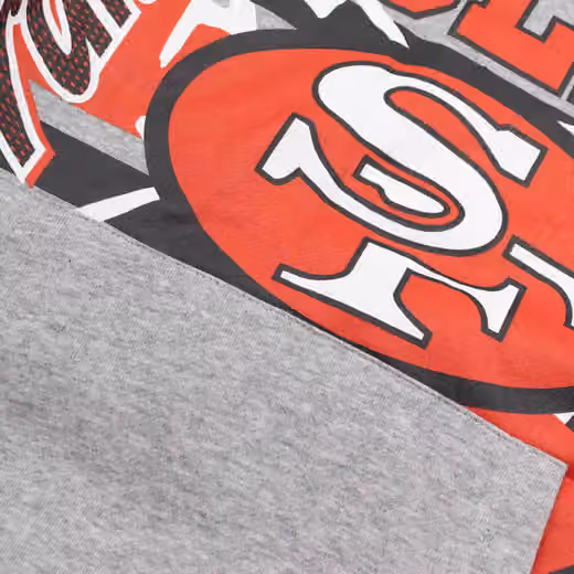San Francisco 49ers Sport Classics Oversized NFL Hoodie Gray view 3