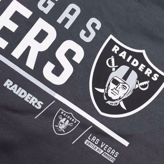 Las Vegas Raiders Community Therma Dri-FIT NFL Hoodie Anthracite view 5
