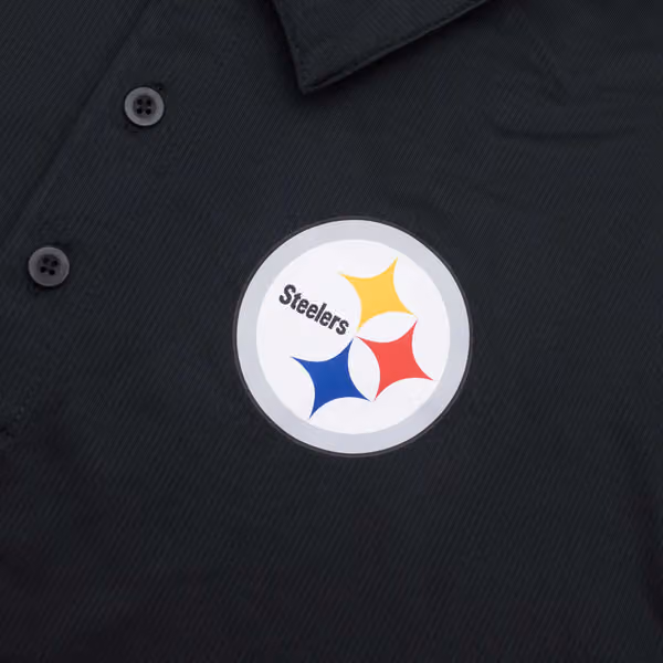 Pittsburgh Steelers Franchise Nike Dri-FIT NFL Poloshirt Black view 3