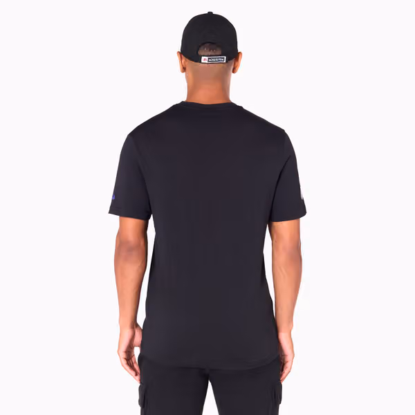 Baltimore Ravens Team Logo Football NFL T-Shirt Black view 2