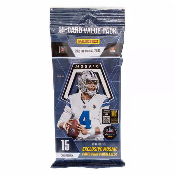 2025 Panini Mosaic Football NFL Fat-Pack view 1