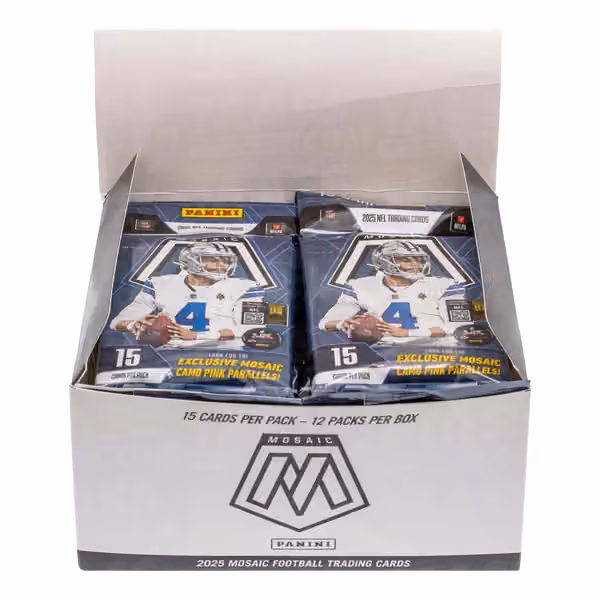 2025 Panini Mosaic Football NFL Fat-Pack view 6