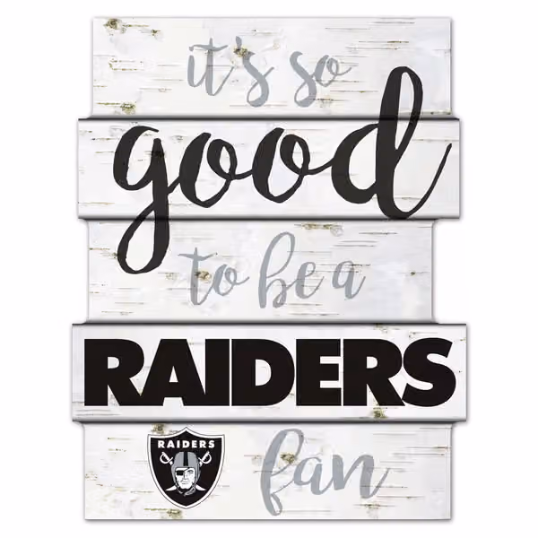 Las Vegas Raiders Birchwood NFL Wood Sign view 1