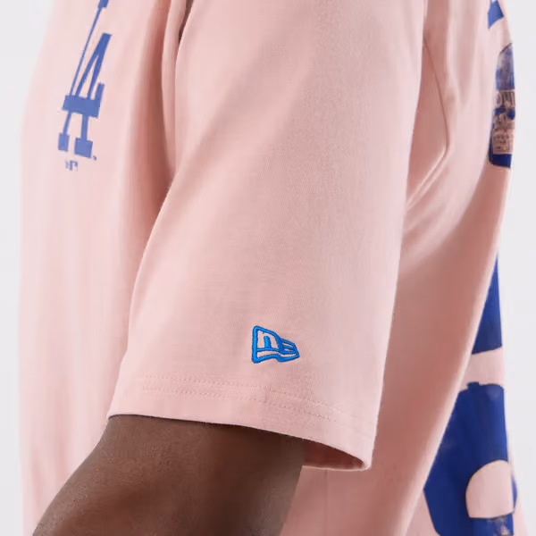 Los Angeles Dodgers Cap Graphic MLB T-Shirt Rose view 5