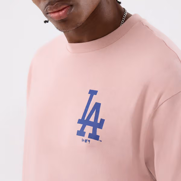 Los Angeles Dodgers Cap Graphic MLB T-Shirt Rose view 3