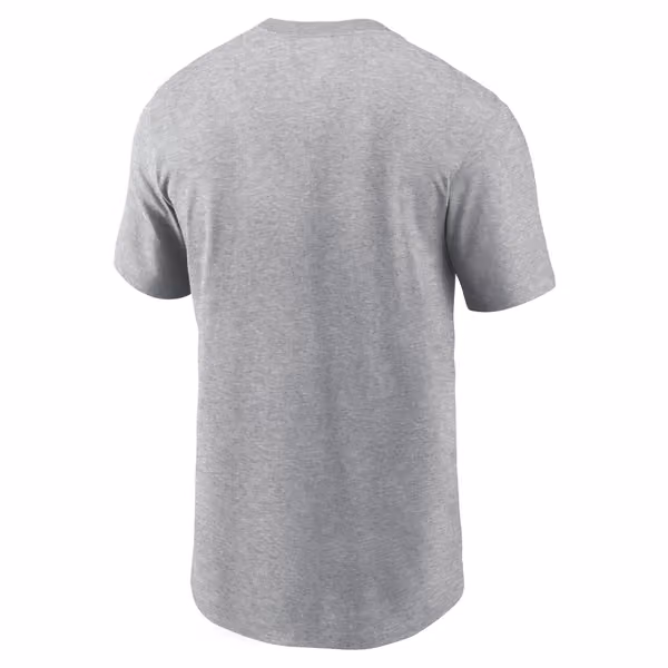 Seattle Seahawks Throwback Football Nike NFL T-Shirt Gray view 2