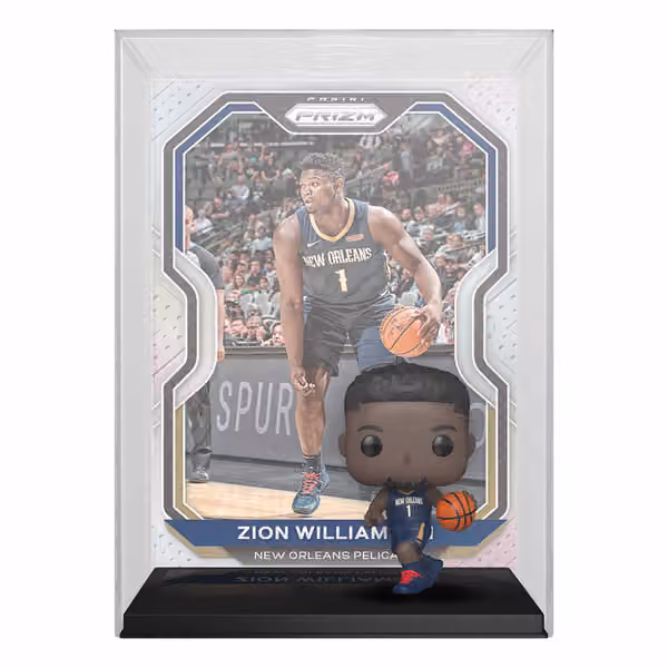 Funko POP! Prizm Trading Cards #05 Zion Williamson New Orleans Pelicans NBA Figure view 2