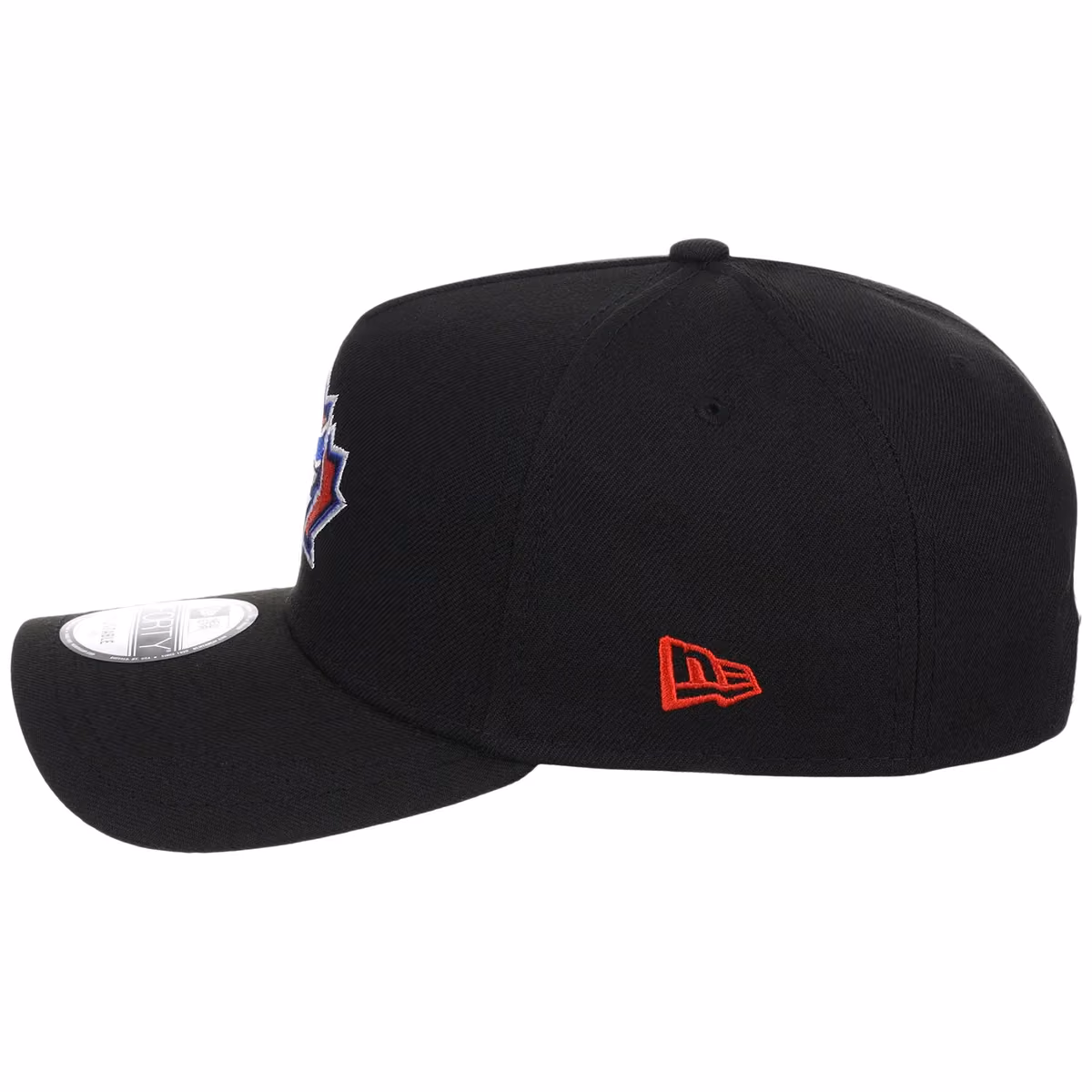 Toronto Blue Jays MLB Black Dome New Era 9FORTY A-Frame detail view