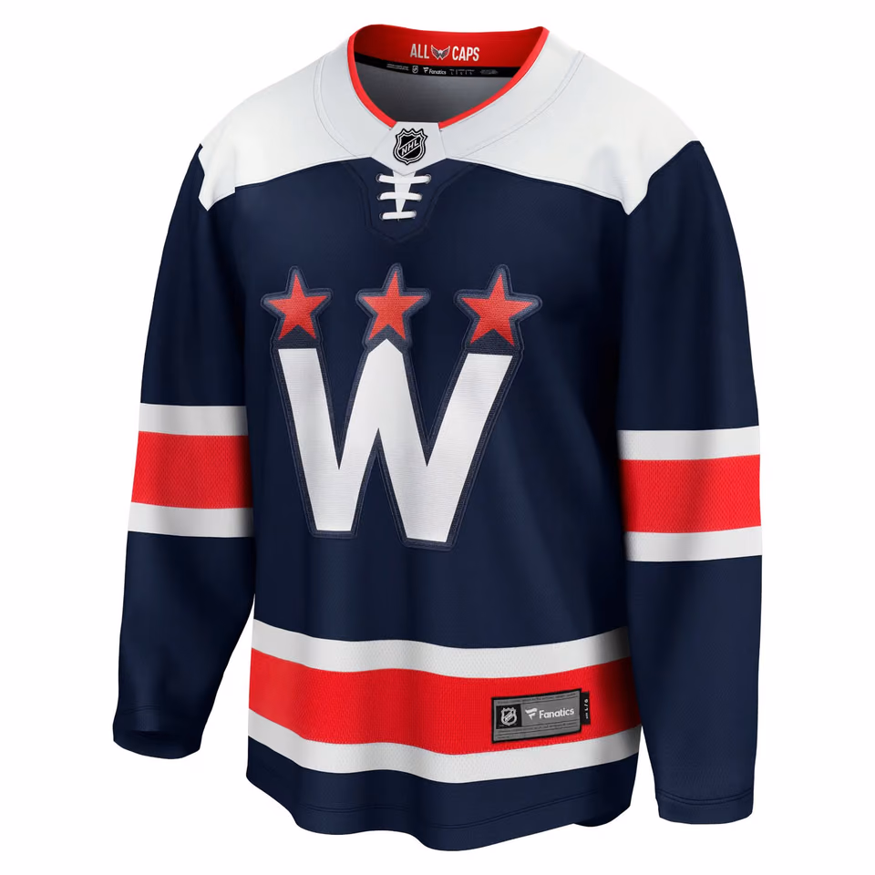 Washington Capitals Breakaway NHL Jersey Alternate Navy view 1