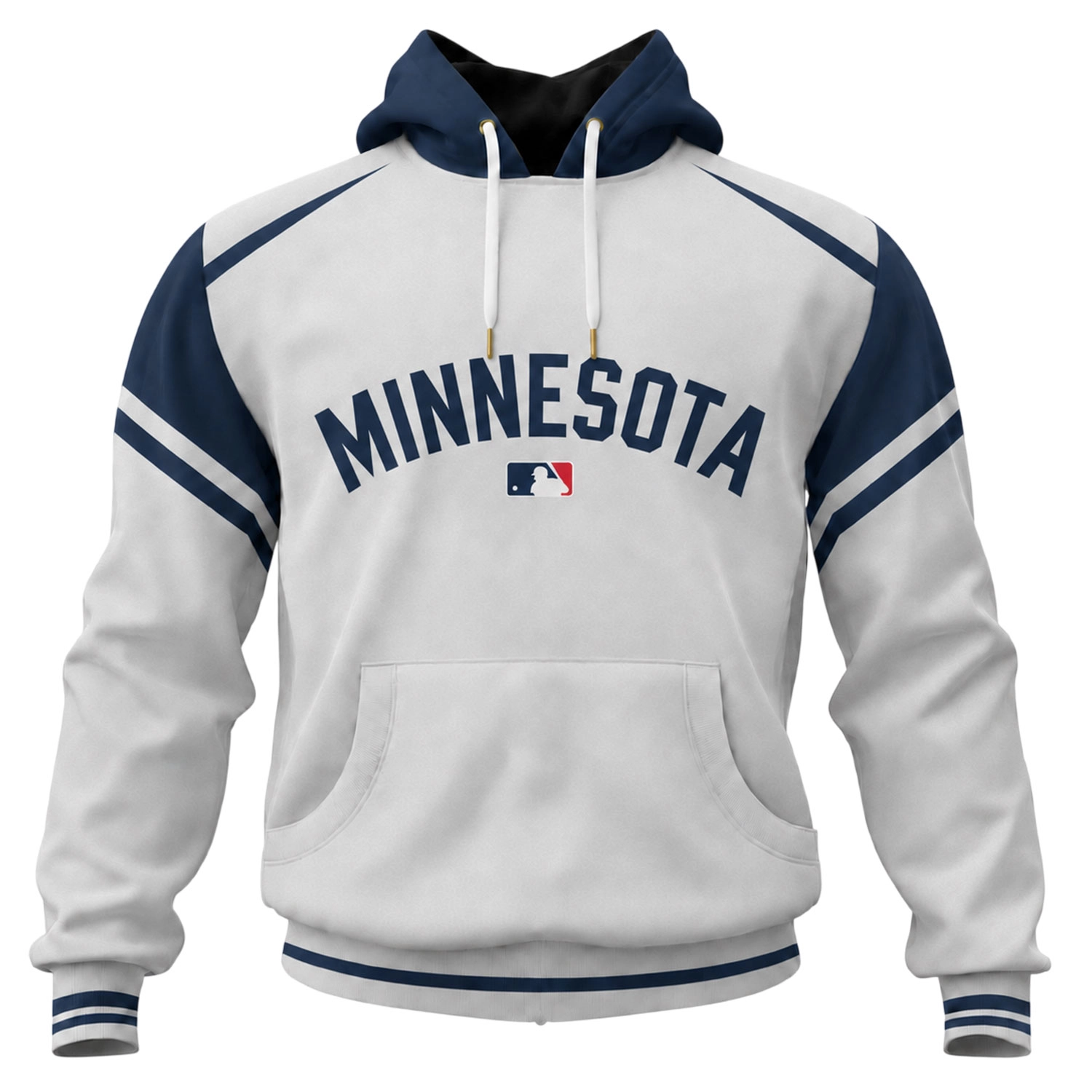 Minnesota Twins Pullover Hoodie Essential Gray Navy Style
