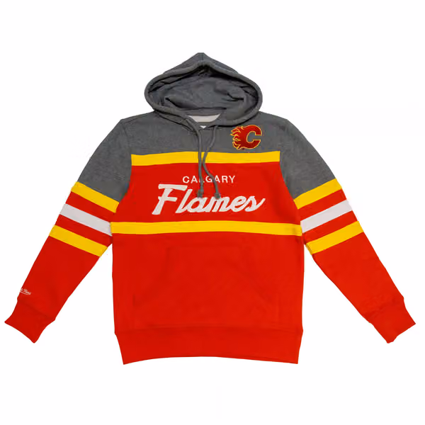 Calgary Flames Head Coach Mitchell & Ness NHL Hoodie view 1