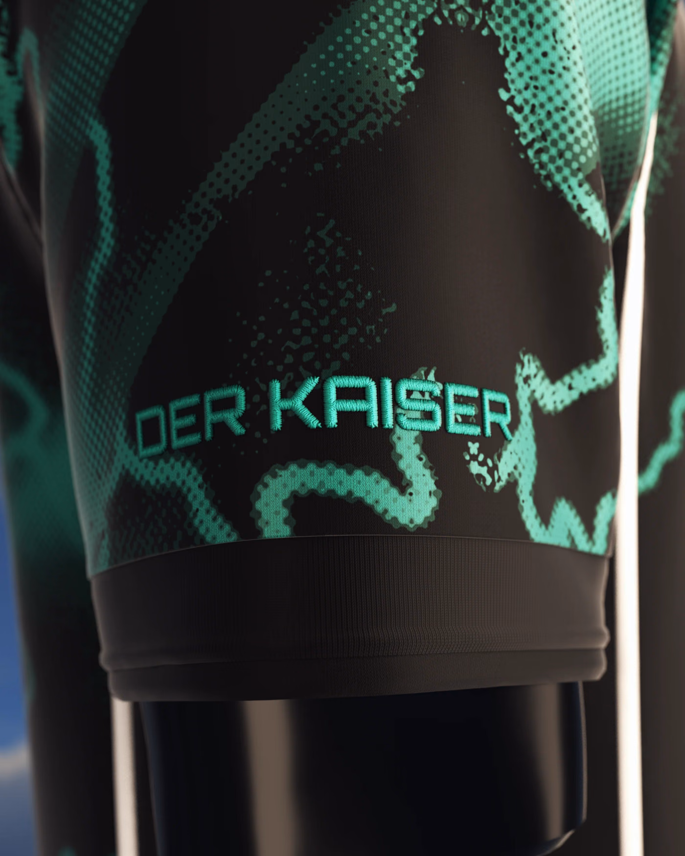 Jersevo Custom Personalized Der Kaiser - Number 4 Jersey right sleeve detail