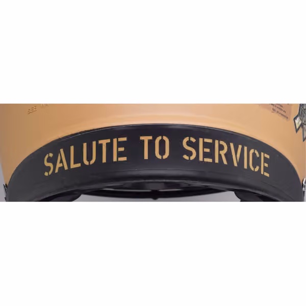 Cincinnati Bengals 2023 Salute to Service NFL Speed Mini Helmet view 2