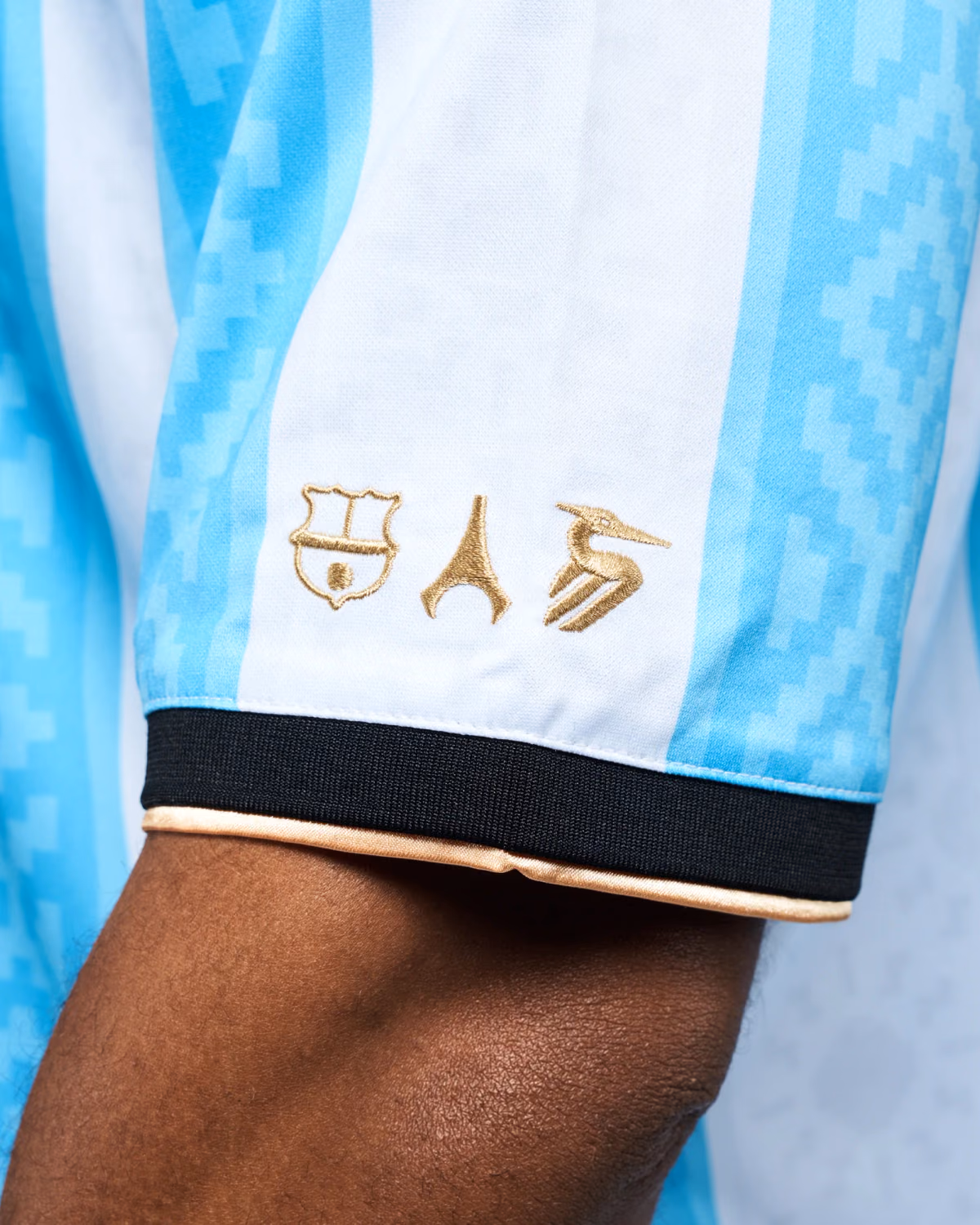 Jersevo Custom Personalized La Pulga Jersey (Away Edition) detail view 5