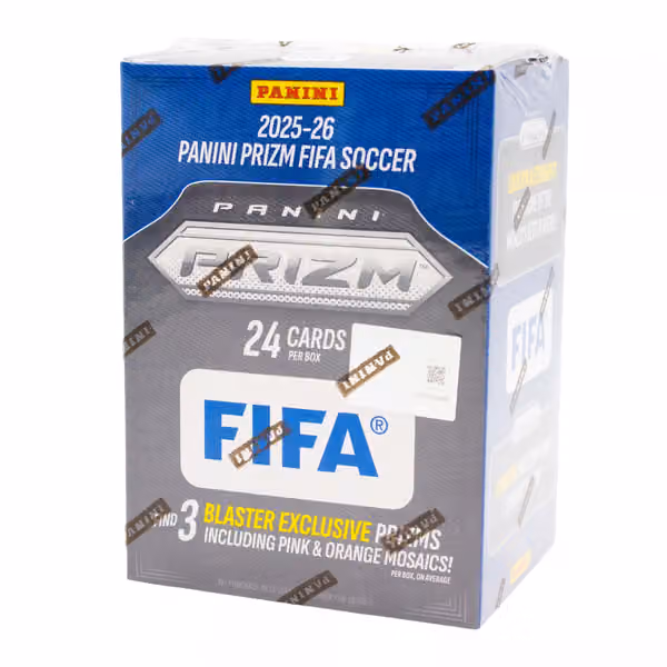 2025/26 Panini Prizm FIFA Football Blaster Box view 1