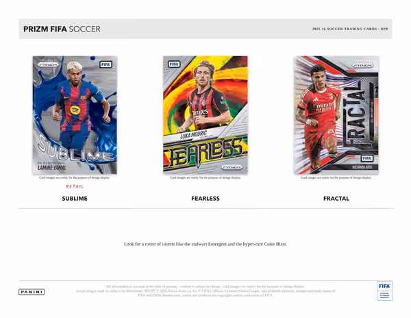 2025/26 Panini Prizm FIFA Football Blaster Box view 3