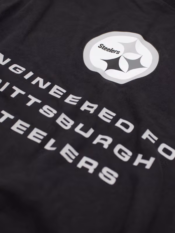 Pittsburgh Steelers 2026 NFL Sideline Bold Arch Dri-Fit Long Sleeve T-Shirt Black view 3