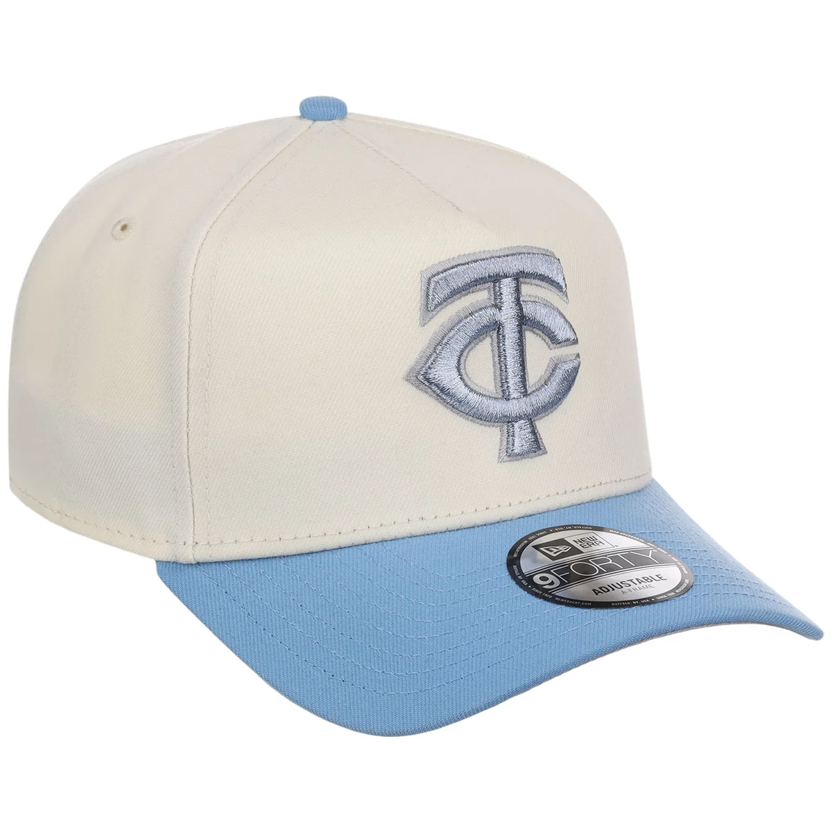 Minnesota Twins MLB Chrome x Sky FASHION CORE New Era 9FORTY A-Frame front view