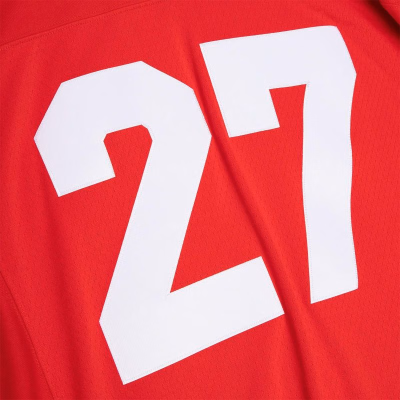 Eddie George #27 Ohio State Buckeyes 1995 Legacy NCAA Jersey Red view 4