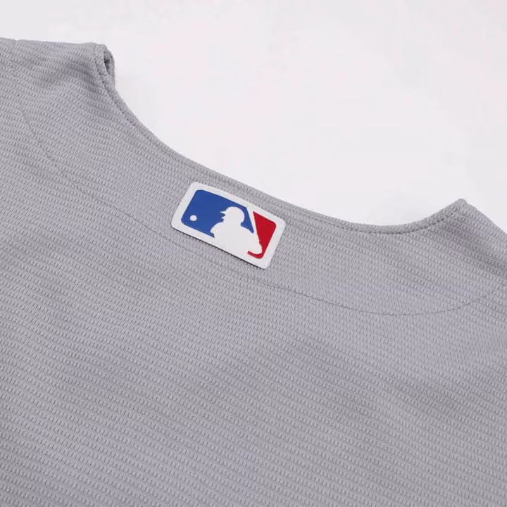 Chicago Cubs Nike MLB Road Jersey Grey view 4
