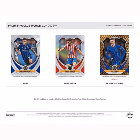 2025 Panini Prizm FIFA Club World Cup Football Hobby Box view 2