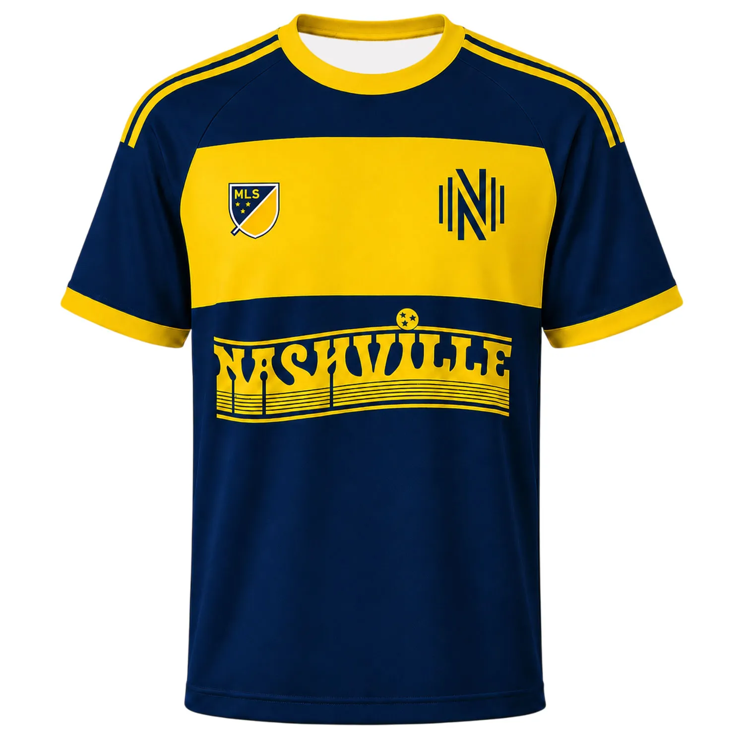 Nashville Soccer Club Jersey – Special Navy & Gold
