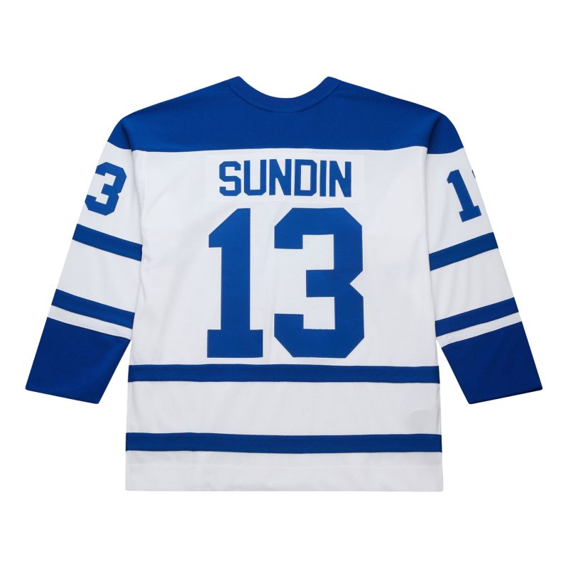 Mats Sundin #13 Toronto Maple Leafs 2001-02 Premium Power Play NHL Jersey White view 1