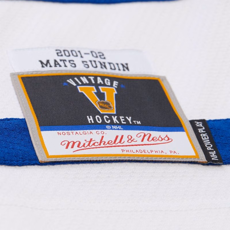 Mats Sundin #13 Toronto Maple Leafs 2001-02 Premium Power Play NHL Jersey White view 3