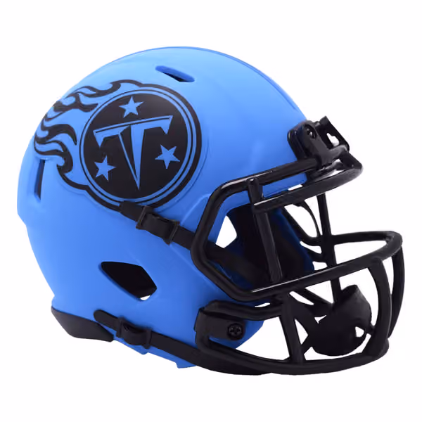 Tennessee Titans Rave Alternate NFL Speed Mini Helmet Blue view 1