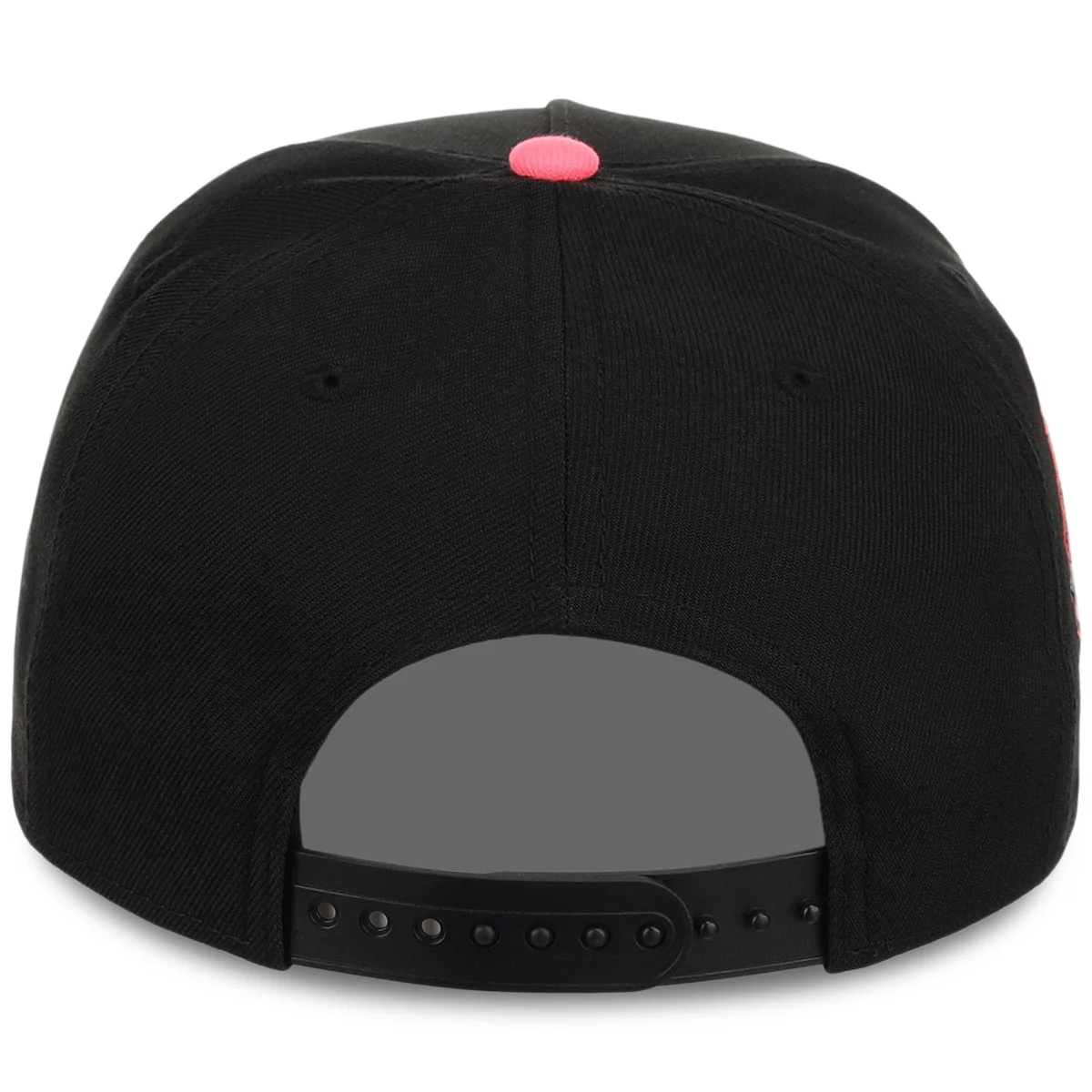 Florida Marlins MLB Flipmode 2.0 New Era 9FORTY A-Frame (Black/Pink/Gray) detail view