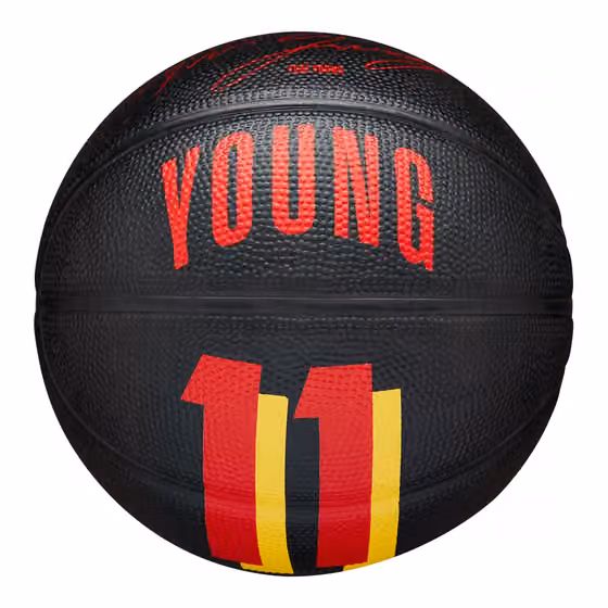Trae Young #11 Atlanta Hawks Wilson NBA Mini Basketball (Size 3) view 1