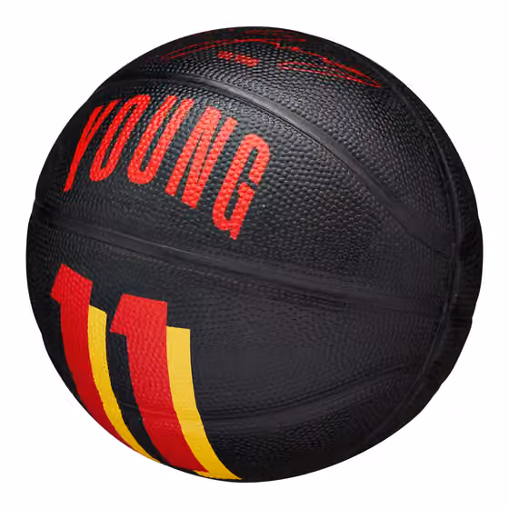 Trae Young #11 Atlanta Hawks Wilson NBA Mini Basketball (Size 3) view 5