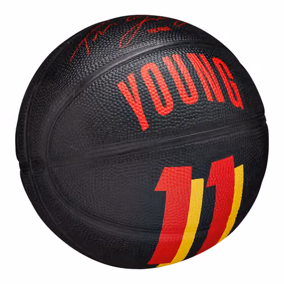 Trae Young #11 Atlanta Hawks Wilson NBA Mini Basketball (Size 3) view 4