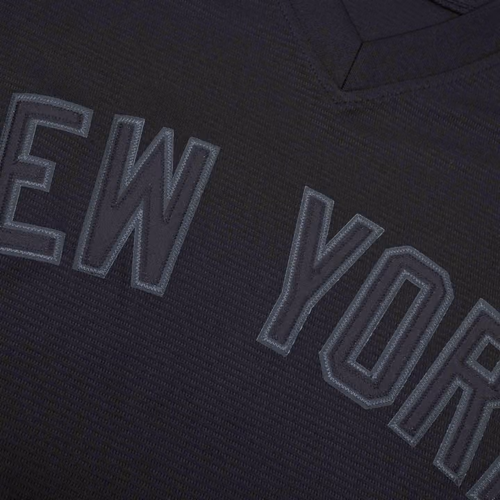 New York Yankees Triple Black Nike MLB Jersey view 3