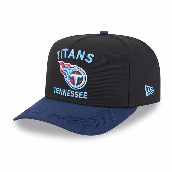 Tennessee Titans 2025 NFL Draft New Era 9FIFTY A-Frame Snapback Cap Black product photo